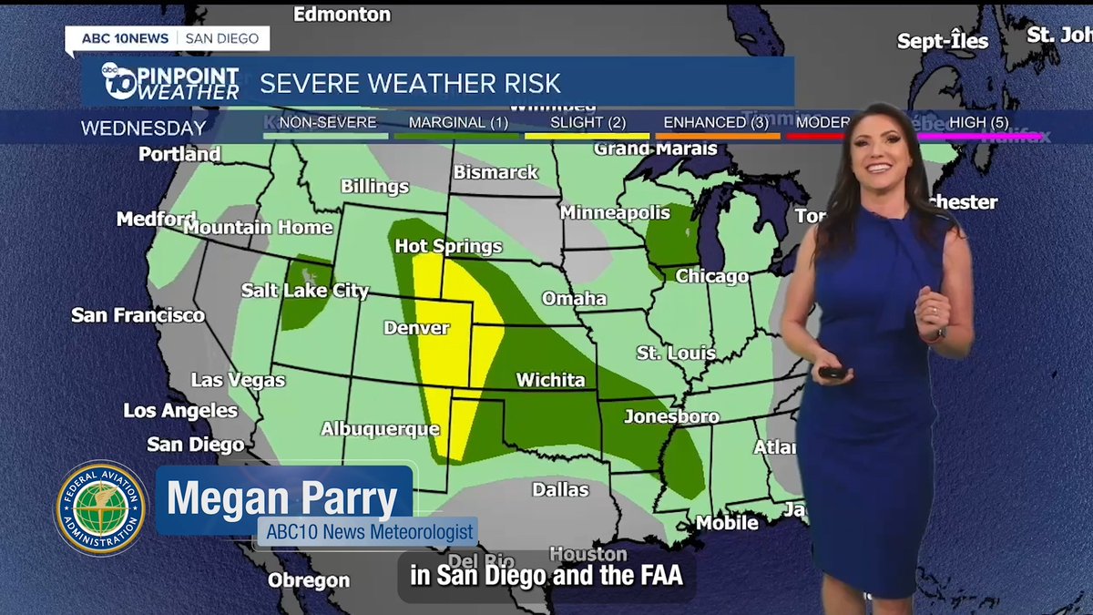 Taking off to a FIFA World Cup match? ⚽️✈️ #FAAWeatherSquad guest ABC 10News San Diego meteorologist Megan Parry (she/her) has the latest on how weather may take the pitch by storm ⛈️ across the U.S. through the weekend. Check your flight status with your airline and get airport updates at Get travel tips ➡️