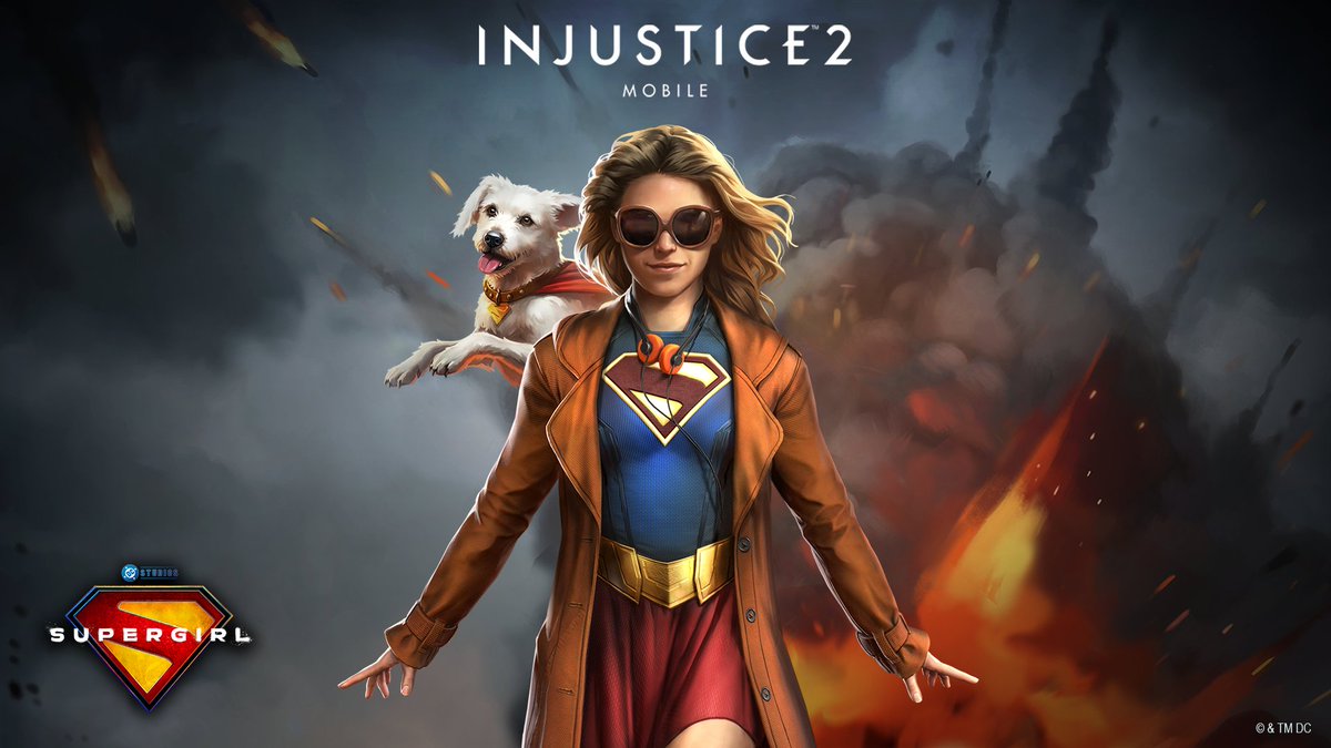 💫DCU @Supergirl lands in Injustice 2 Mobile! Join the action and suit up as Kara Zor-El based on the new #Supergirl movie - only in theaters FRIDAY! Download the Supergirl Update Today!