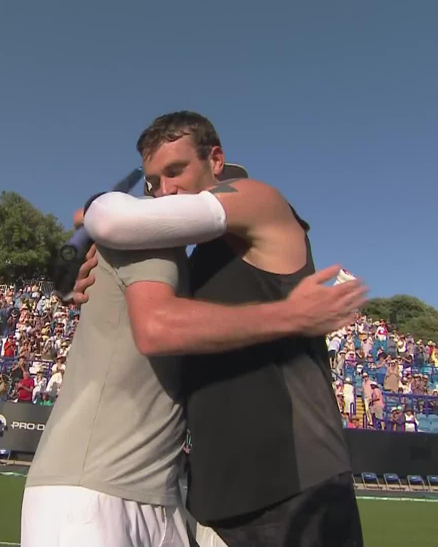 Feeling good at home 🙂↕️ Draper defeats Pinnington Jones 7-5 6-4 and returns to the quarter-finals in Eastbourne! #LexusEastbourneOpen