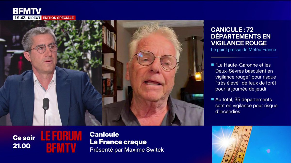 Changement climatique: les politiques "n'arrivent pas à tirer les conséquences de ce que nous dit le Giec", estime l'ancien eurodéputé Daniel Cohn-Bendit