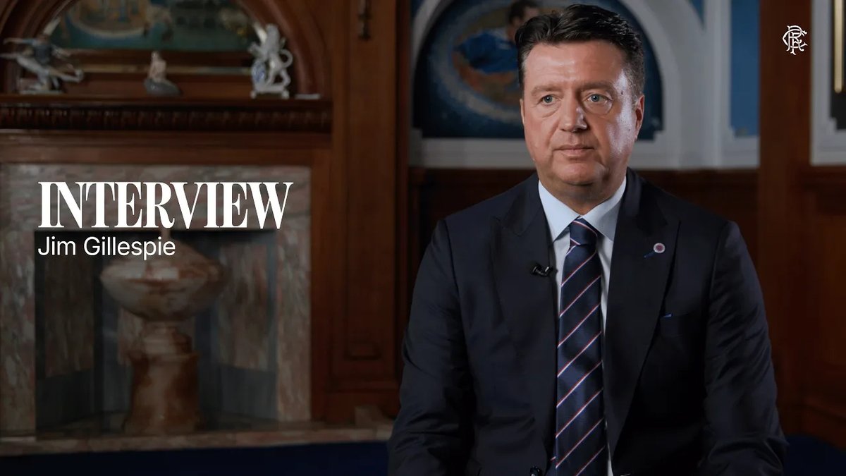 🎙️ Rangers Chief Executive Officer Jim Gillespie spoke to RangersTV following the appointment of Derek McInnes as Rangers Manager.