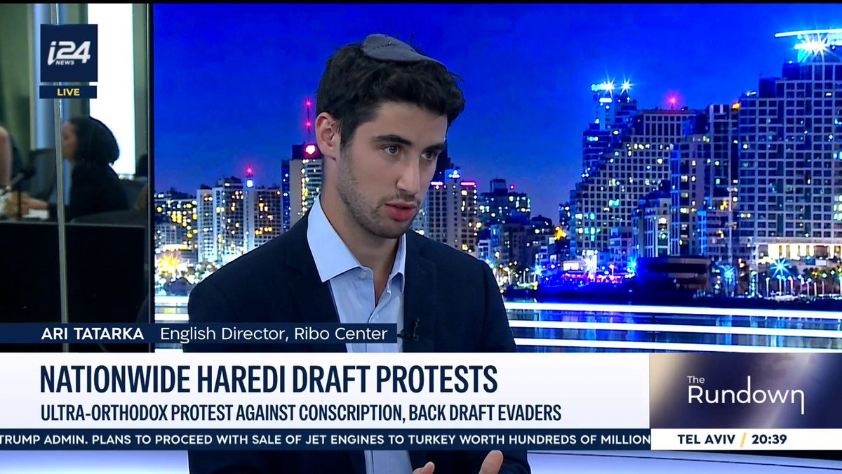 'It's a headache that Netanyahu has created, it's his responsibility. The Haredi leaders have become so intoxicated with power through the coalition, they feel they can do anything in order not to serve' Lt. Col. (Res.) Conricus (Jonathan Conricus) joins Benita Levin on #TheRundown