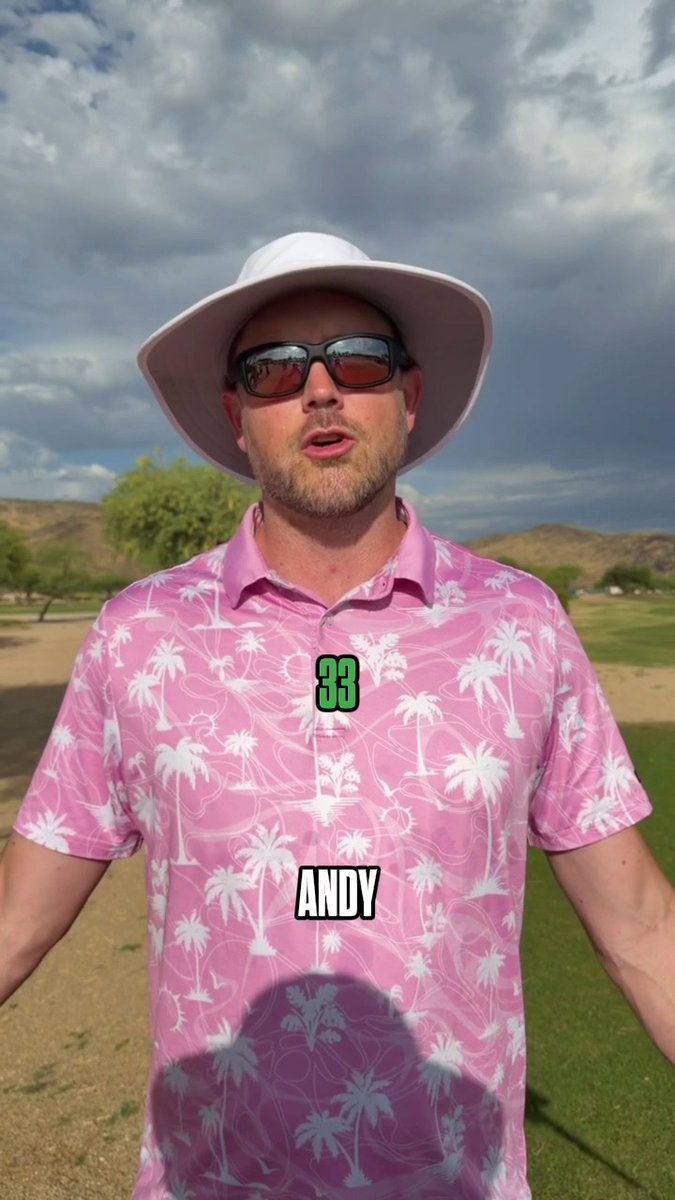 The guys played some golf today