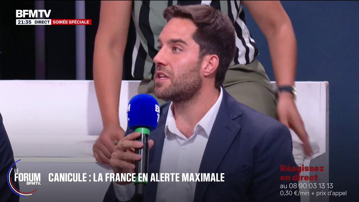 Thomas Ménagé (RN): "Ce n'est pas le Rassemblement national qui est responsable du réchauffement climatique" #ForumBFMTV