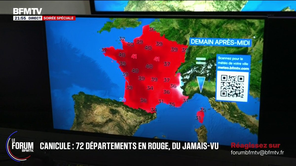 Comment sont créées les cartes météo de BFMTV ? Plongée en régie du #ForumBFMTV avec Marc Hay