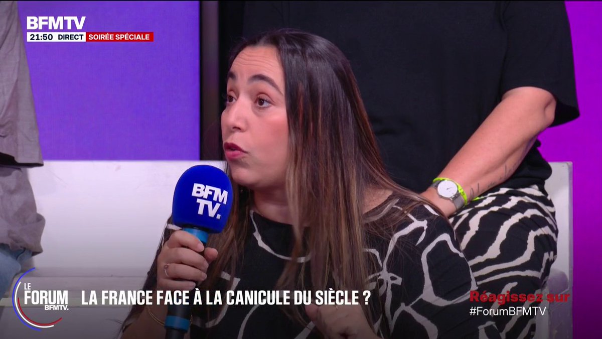Canicule: "Nous avons la centrale nucléaire de Golfech qui est à l’arrêt parce que l'eau de la Garonne est trop chaude", observe Sabrina Sebaihi, députée "Écologiste et social" #ForumBFMTV