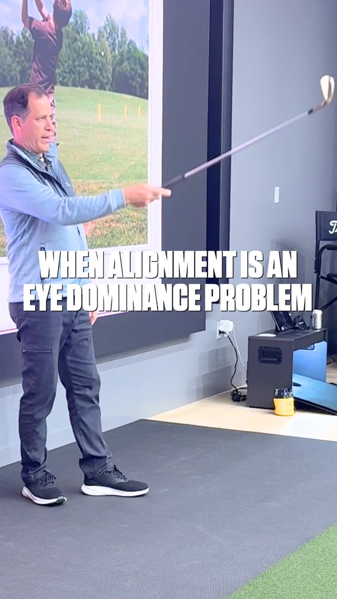 Alignment trouble looks like a setup problem. Often it's a perception problem. A right-handed, right-eye dominant player often has more difficulty aligning to the target than a cross-dominant player. If alignment is an issue, here are two of our favorite strategies that Dr. Rose introduces in our advanced Golf curriculum. 1) Move the reference spot behind the ball: Instead of picking a reference spot in front of the ball, pick a spot behind the ball on the target line and walk in looking at that. For same-side dominant players, this moves the spot closer to their dominant eye. 2) Keep it binocular: Pick a spot in front and keep your eye on it as you walk in. Draw the line from the ball through the spot, square yourself to it, then walk into the shot. This keeps both eyes working together the whole time. Poor alignment can quietly hinder progress, and a player's visual system can make it even harder to correct. Our next Golf Level 3 seminar is October 9th - 11th at TPI HQ. Golf Level 2 is available via online course.