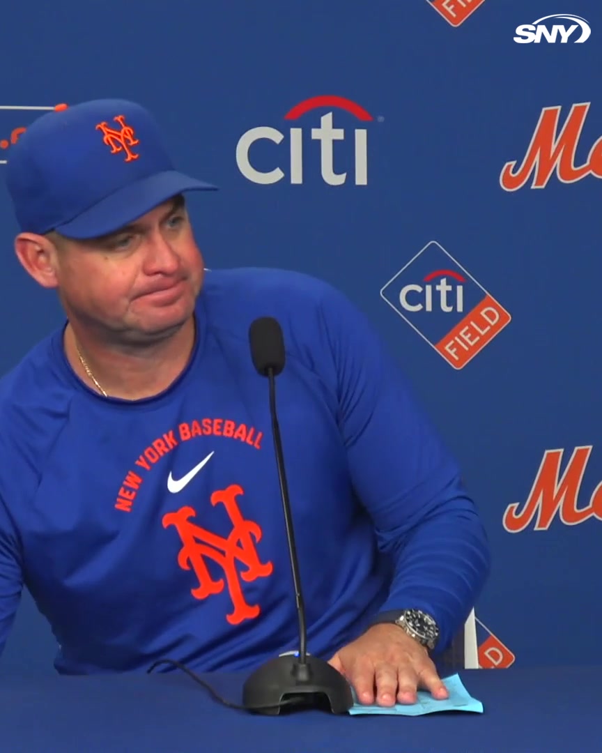 Carlos Mendoza was asked how the Mets can avoid being demoralized after surrendering 40 runs in their past 4 games "It's tough, I'm not gonna lie. Obviously there's frustrations for all of us in here. The last thing we want is to sit here and feel sorry for ourselves"