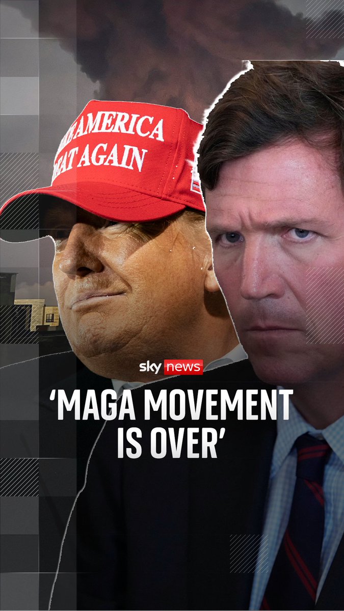 'There's no future for the MAGA movement.' Conservative commentator Tucker Carlson tells me that he believes in putting America first, but he thinks that MAGA is 'done'. ⏰The full interview premieres tomorrow at 1700 UK time:
