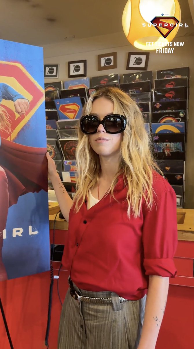 #Supergirl lands in theaters the squirrel way, THIS FRIDAY. 🐿️ Get your tickets NOW - only in theaters and IMAX.