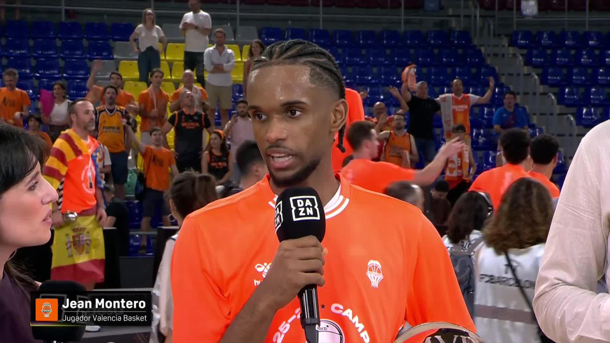 🗣️ Las palabras del MVP del #PlayoffLigaEndesa, JEAN MONTERO, tras proclamarse CAMPEÓN de la #LigaEndesa 📺 DAZN España | #PlayoffLigaEndesa | Valencia Basket Club