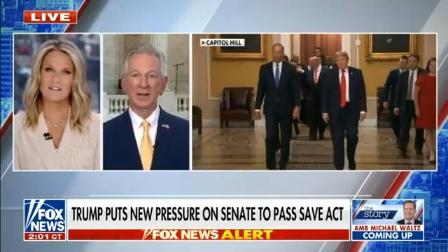 President Trump delivered one heck of a halftime speech today. It’s time for the Senate Republicans to wake up and smell the roses. If we don’t pass the SAVE America Act, we might as well just pack up and go home.