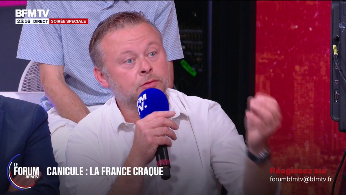 Canicule: Alexandre, restaurateur, regrette "que les brumisateurs soient interdits à Paris" #ForumBFMTV