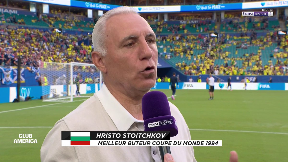 🏆🌎 #ClubAmerica 🗣 Hristo Stoitchkov : "Le Brésil 🇧🇷 a besoin de Neymar" #beINFWC2026