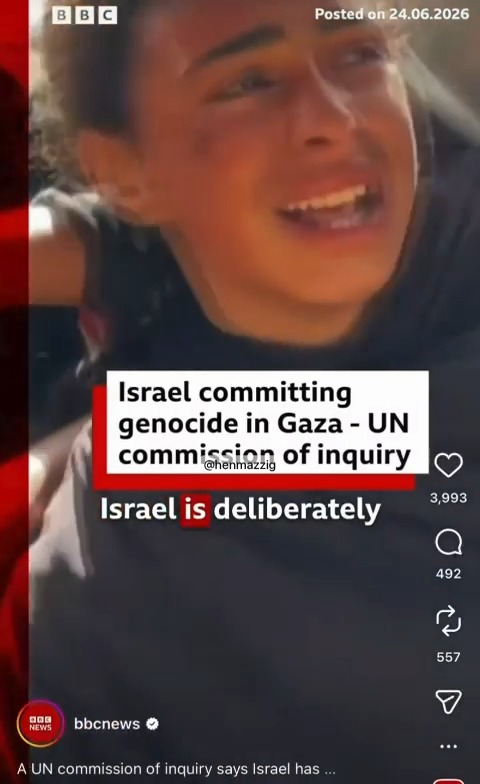 “The UN says Israel…” “But these three random people do not speak for the UN.” Only the highest of standards for reporting from the BBC, as usual.