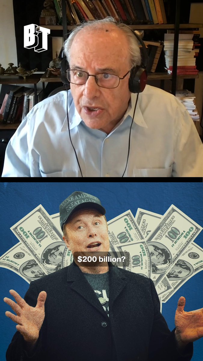 “It’s the equivalent of gorging yourself on the greatest meal you could ever imagine, while three children without enough food are sitting on the other side of the table crying. How enjoyable could that meal be?” Dr. Richard Wolff, professor of economics and founder of Democracy at Work, slams the “lunacy” of a system arranged to make the already richest person on Earth even richer, as Elon Musk is celebrated as the world’s first trillionaire. Watch full episodes of BT Live, join as a member at the link in our bio.