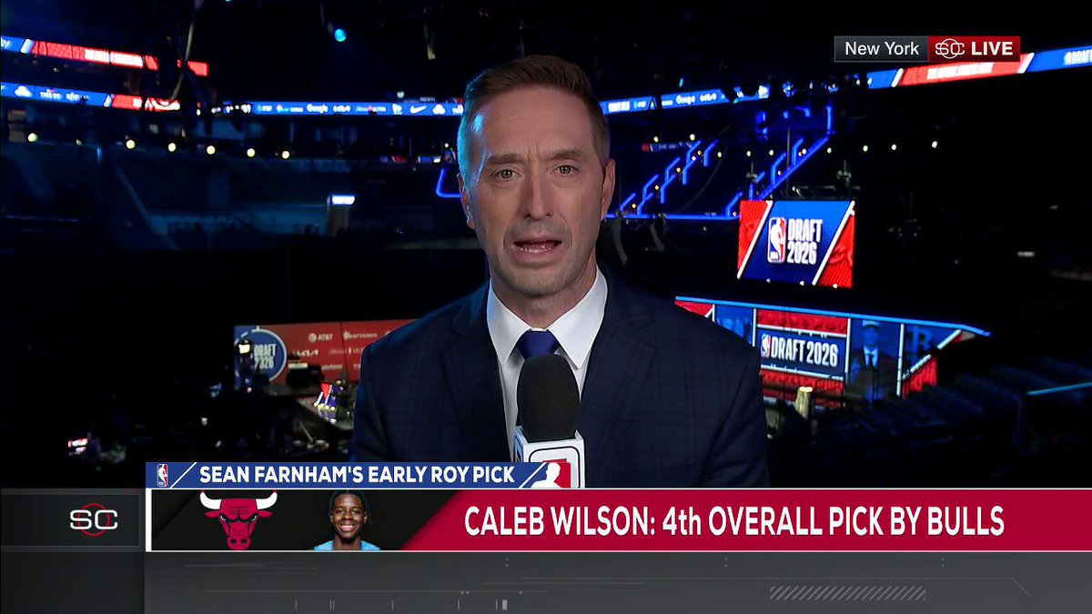 "The pieces around [Caleb Wilson] in Chicago are going to allow him to get off to a rocketship start of his career in the NBA." Sean Farnham selects the Bulls' No. 4 pick as his early Rookie of the Year favorite 👀