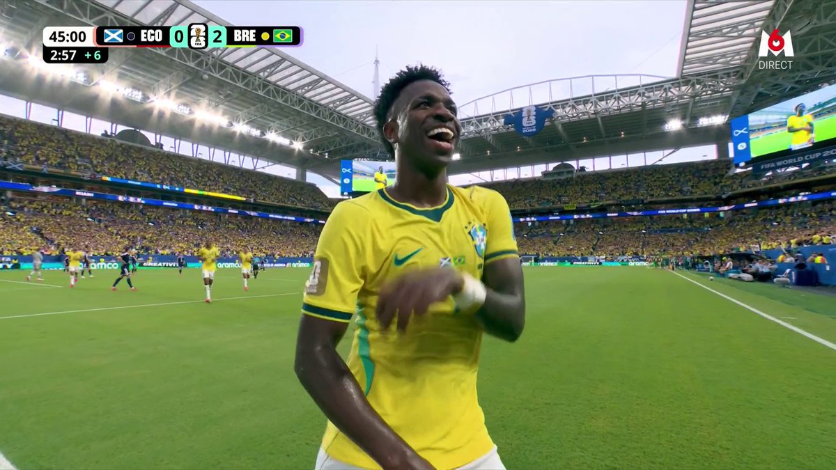 🚨 CE N’EST PAS VINICIUS JUNIOR, C’EST VINICIUS SENIOR !!! 🇧🇷 DOUBLÉ POUR LUI CE SOIR !!! 🔥🕺 🎥 M6 - Coupe du Monde de la FIFA 2026™