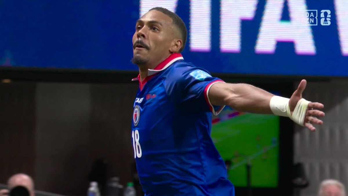 衝撃のゴラッソ炸裂⚡️⚡️ イシドル🇭🇹の豪快ミドルでハイチが勝ち越し🔥 🏆️#FIFAワールドカップ グループC 🆚モロッコ×ハイチ 📱#DAZN ライブ配信中 ※6/26 8:00「日本×スウェーデン」戦は登録不要で無料ライブ配信！ #本気で楽しむならDAZN コカ･コーラ