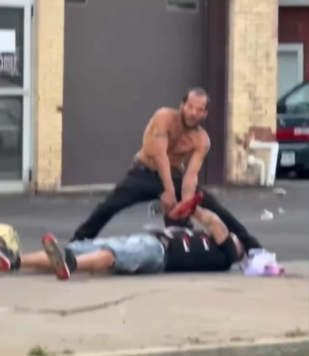 ‘New Modern’ New York. A man has body parts hacked off on the street. The West has become literal hell. Western leaders mass import 3rd world criminals & allow violent mentally ill people & dangerous criminals to roam free in our communities. THIS IS ALL INTENTIONAL.