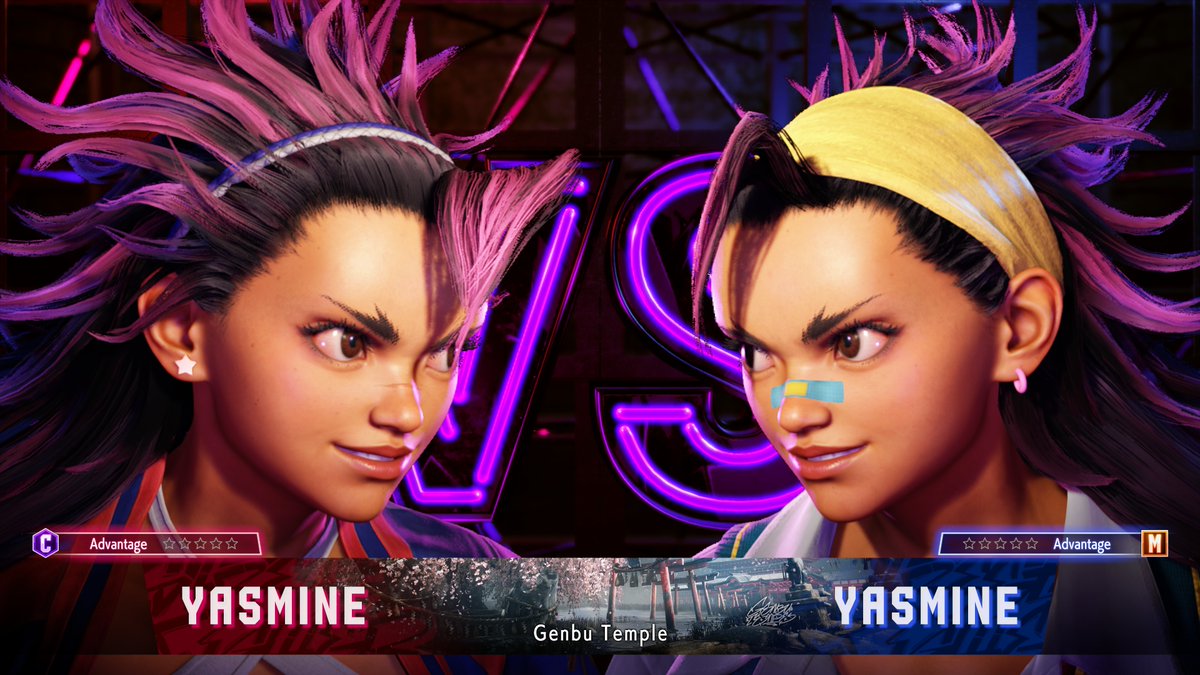 She doesn't really need to look very much further. Yasmine's Game Face Feature reflects some of the faces she makes while doomscrolling on FooTube.