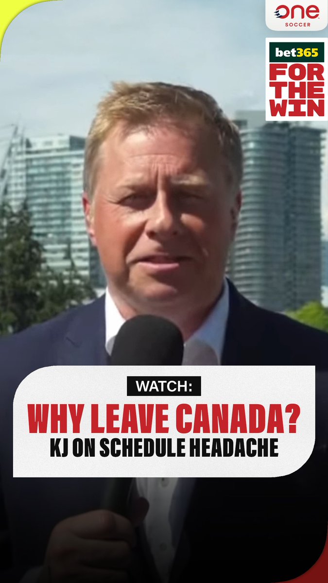 "I don't think FIFA got this right... You're either a co-host or you're not." KJ asks why the #CanMNT had to leave Canada in the first place 🤔