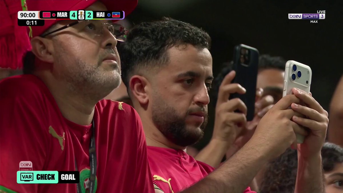رحيمي يقتنص الكرة من مدافع منتخب هايتي يمررها لزميله ياسين جسيم الذي سجل الهدف الرابع للمنتخب المغربي (4-2) 📦 اشترك الآن 👇 🔗 📱 #كأس_العالم2026 | #مونديال2026 | #كأس_العالم #beINWC26 | #FIFAWorldCup2026 | #FIFAWorldCup