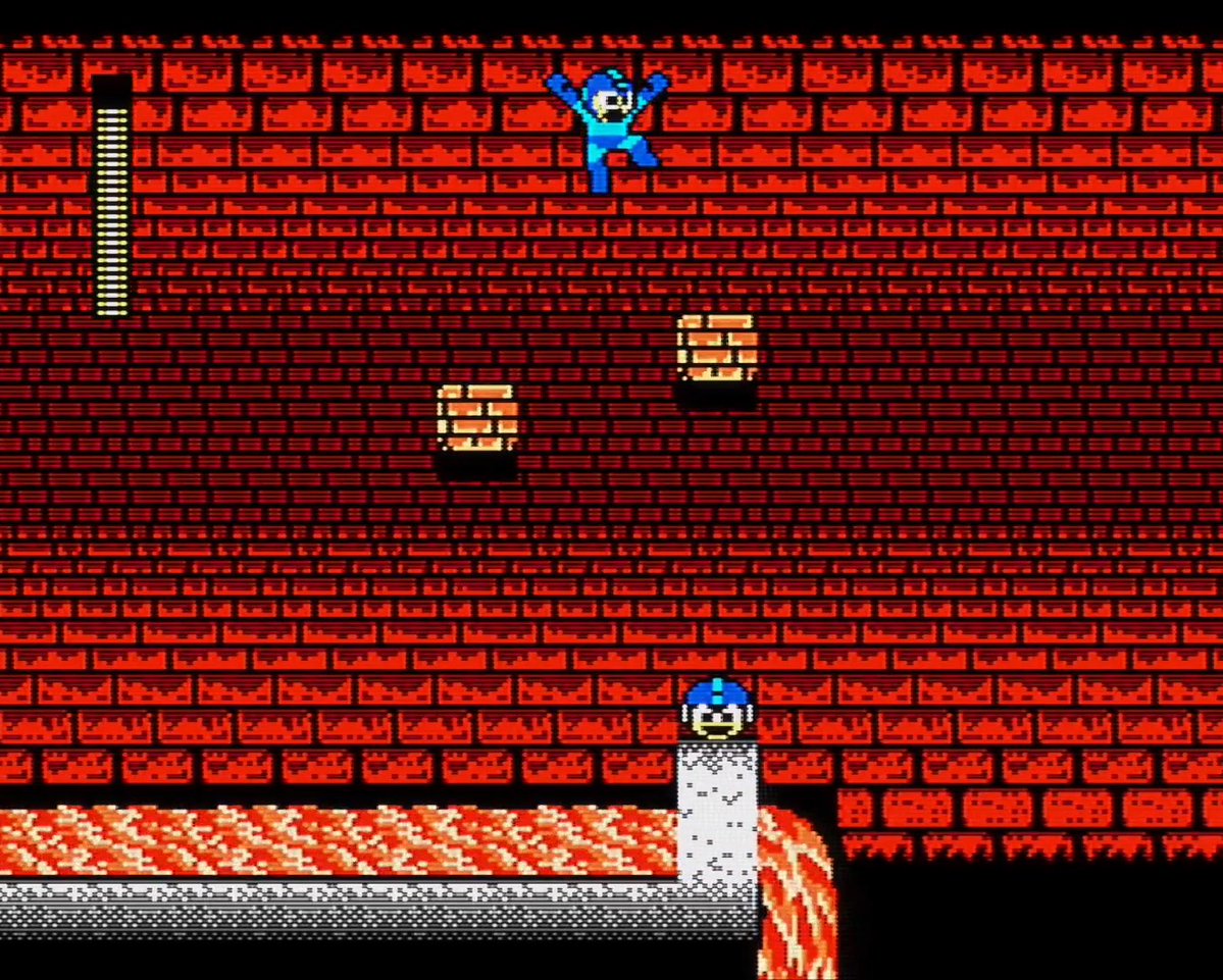 One of Dr. Wily's cruelest inventions. Mega Man II, 1988 [NES] "Heat Man" - Takashi Tateishi