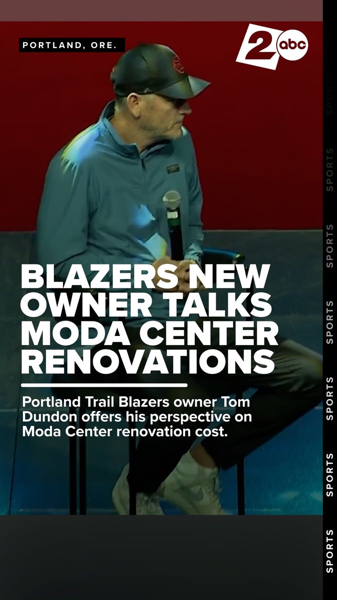 The new owner of the Trail Blazers, Tom Dundon, spoke with the Portland Metro Chamber at the Moda Center to discuss the plan for funding a renovation of the arena. READ MORE: