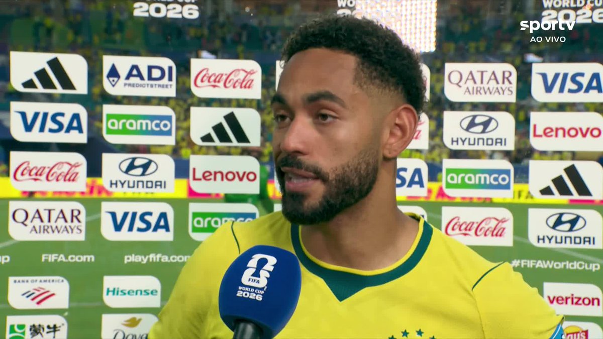 “Hoje é São João. Como bom paraibano, qual é um bom cardápio e uma boa trilha sonora para comemorar a vitória da Seleção?” Matheus Cunha: “Vou indicar toda a playlist de Dominguinhos, do meu amigo João Gomes. Acho que está todo mundo em Campina Grande, o maior São João do Mundo. Desculpa a todos os outros, mas sou paraibano, tenho que puxar a sardinha para o meu lado.” “O que é bom para comer na festa junina?” Matheus Cunha: “Ah, uma pamonha, uma canjica, um milho verde… Tô com saudade!” 🎥 sportv | ge