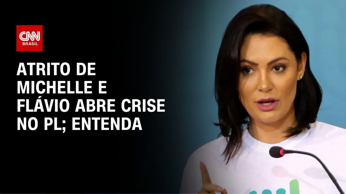 Michelle expõe atrito com Flávio e abre crise no PL; assista #CNNPrimeTime