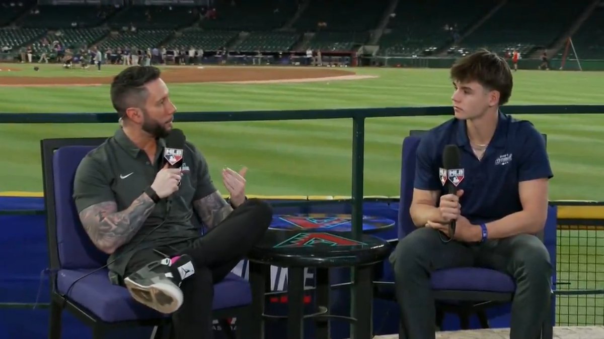 "Maturity... being with a new group of guys, new coaching staff. Kentucky Baseball was really good for me." After going through the draft process in high school, No. 20 prospect Tyler Bell shares with Jared Carrabis how going to college helped his stock & development 📈