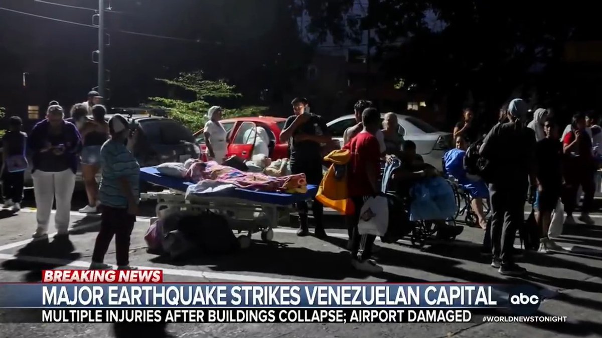A strong 7.1 magnitude earthquake has rattled the coast of Venezuela, causing heavy damage to buildings in the capital and triggering a tsunami advisory. It comes amid reports of another major quake off northern Japan. Melissa Adan Vargas has the latest.