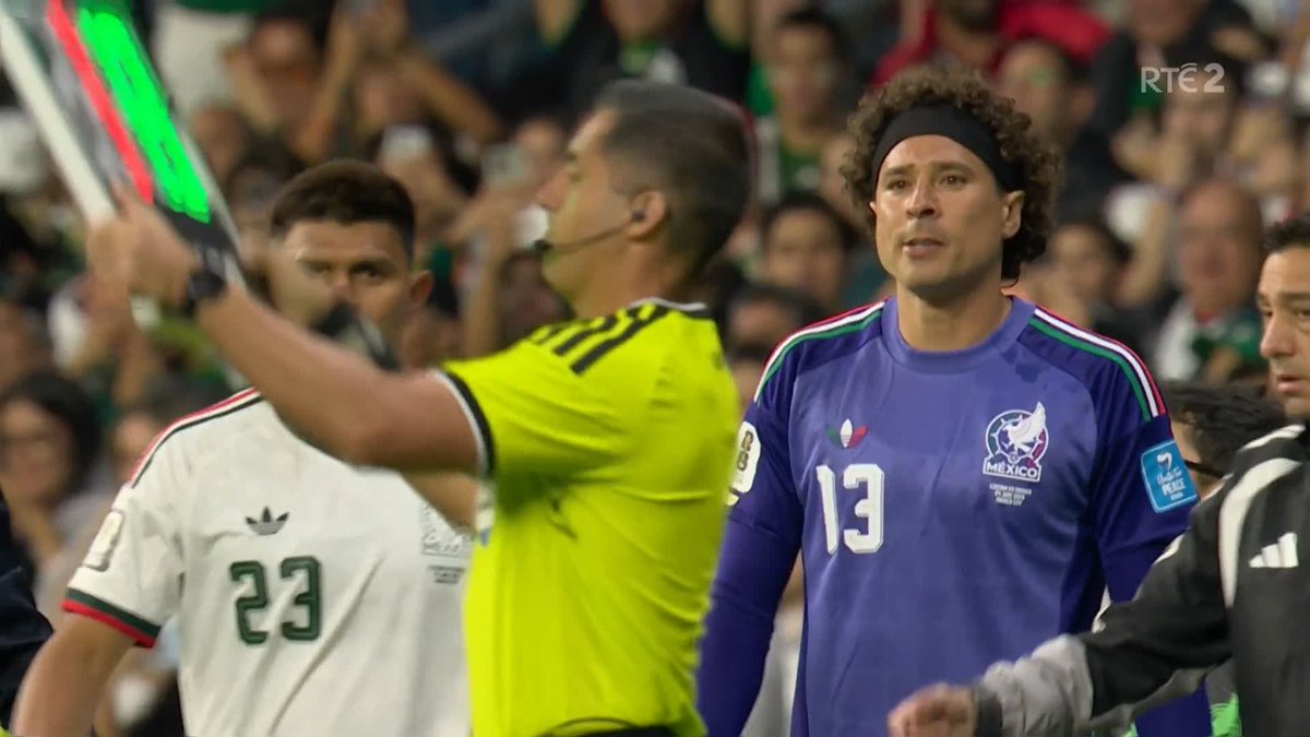 🇨🇿 0-2 🇲🇽 The moment we have been waiting for: welcome to the 2026 World Cup Guillermo Ochoa. Watch all 104 games from the #FIFAWorldCup on RTÉ