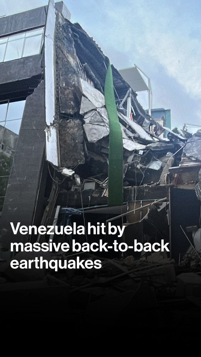 Venezuela has declared a state of emergency after massive back-to-back earthquakes toppled buildings in Caracas, knocked down power lines and devastated the capital’s main airport. Read here: