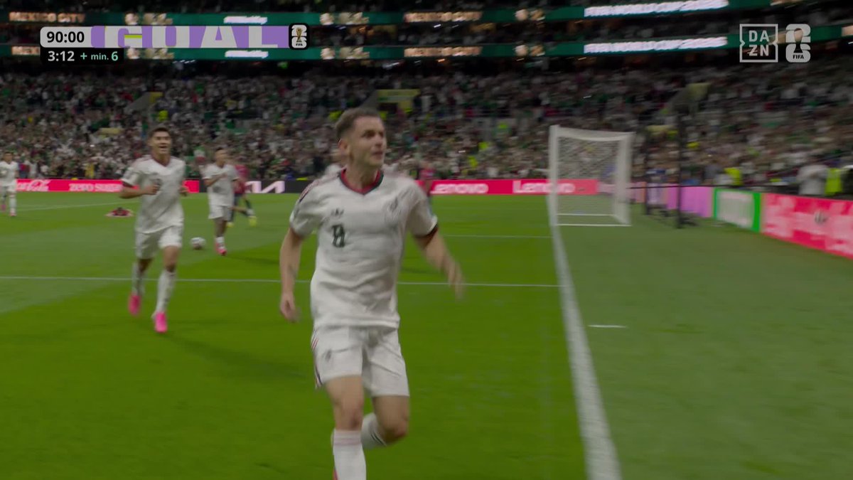 Álvaro Fidalgo ama a México. México ama a Álvaro Fidalgo ❤️ Qué goleada del Tri. Qué festival en el Azteca 🇲🇽 #DAZNMundial #FIFAWorldCup