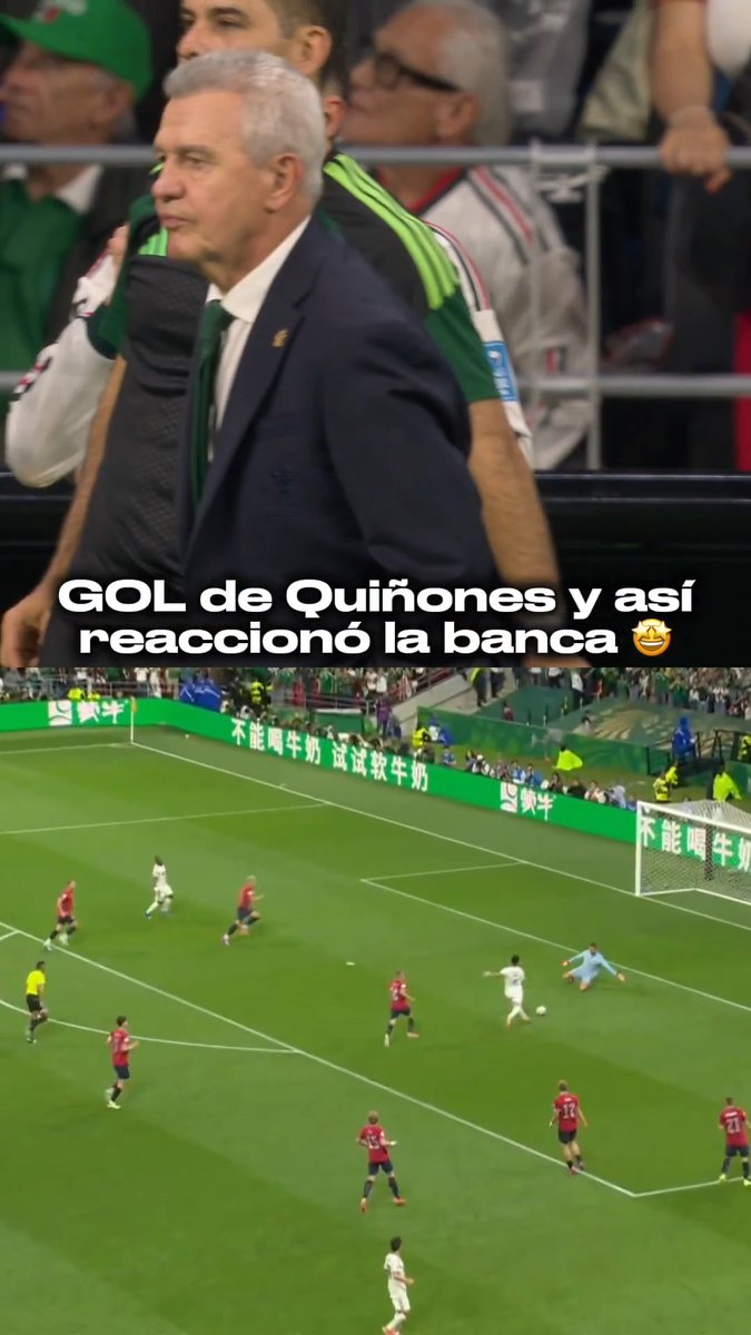 TODO fue FELICIDAD en el banquillo mexicano 👏 La reacción al GOL de Julián Quiñones en el Chequia vs México... #ElCanalDelMundial #CopaMundialFIFA #Somos26 #MiSelecciónAzteca #ElMundialXAzteca
