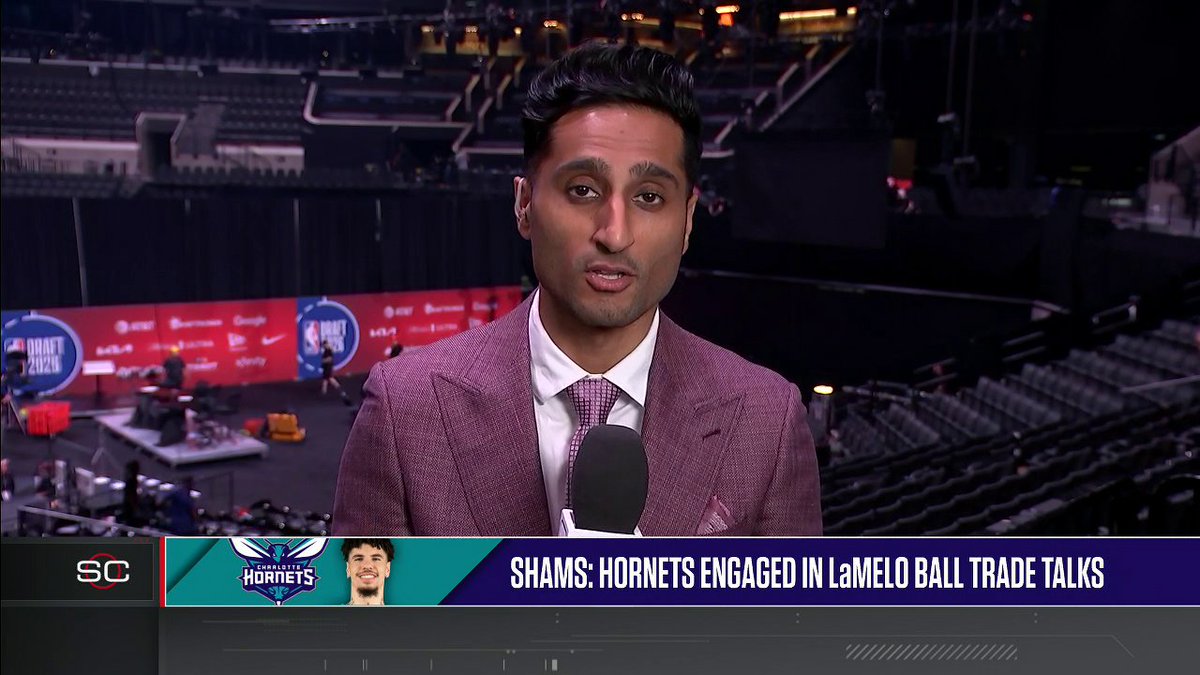 "If the price is met, we could see potential movement here with LaMelo Ball in the coming days." Shams Charania reports that the Charlotte Hornets are engaging in trade talks for LaMelo Ball 🚨
