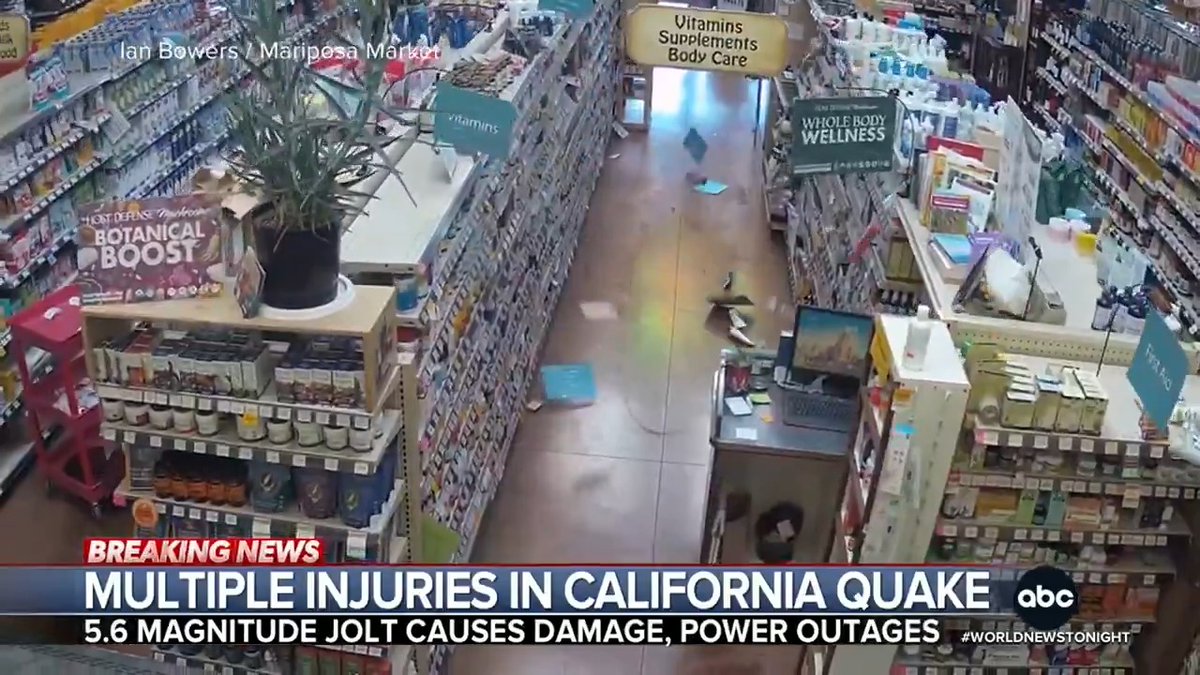 A 5.6 magnitude earthquake struck Northern California, shaking homes, knocking out power to thousands, and injuring several people. Multiple aftershocks have followed.