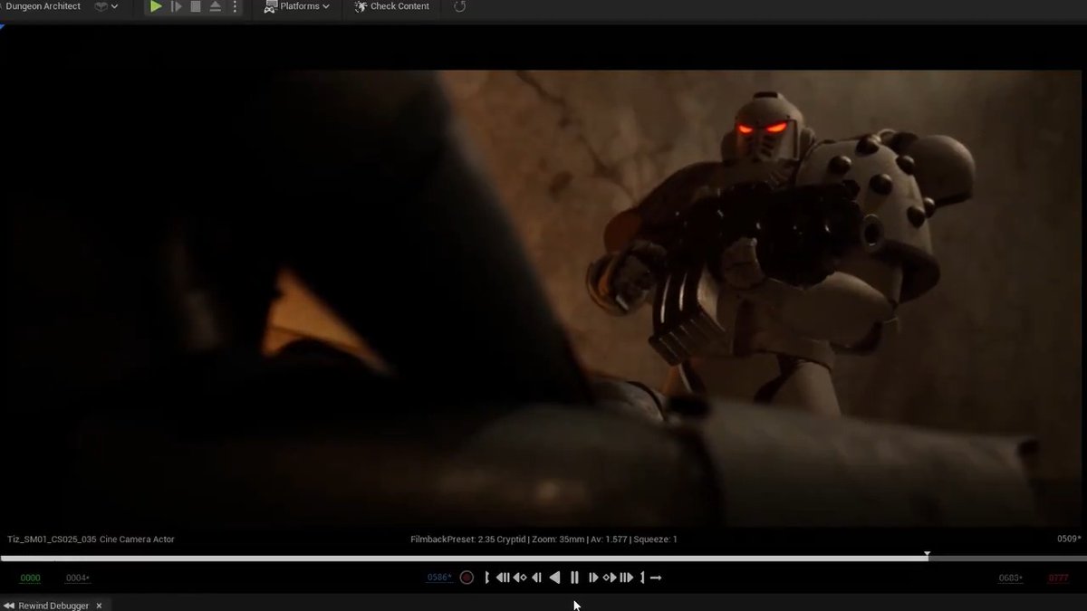 // space marine - cinematic 25 (early prototype)