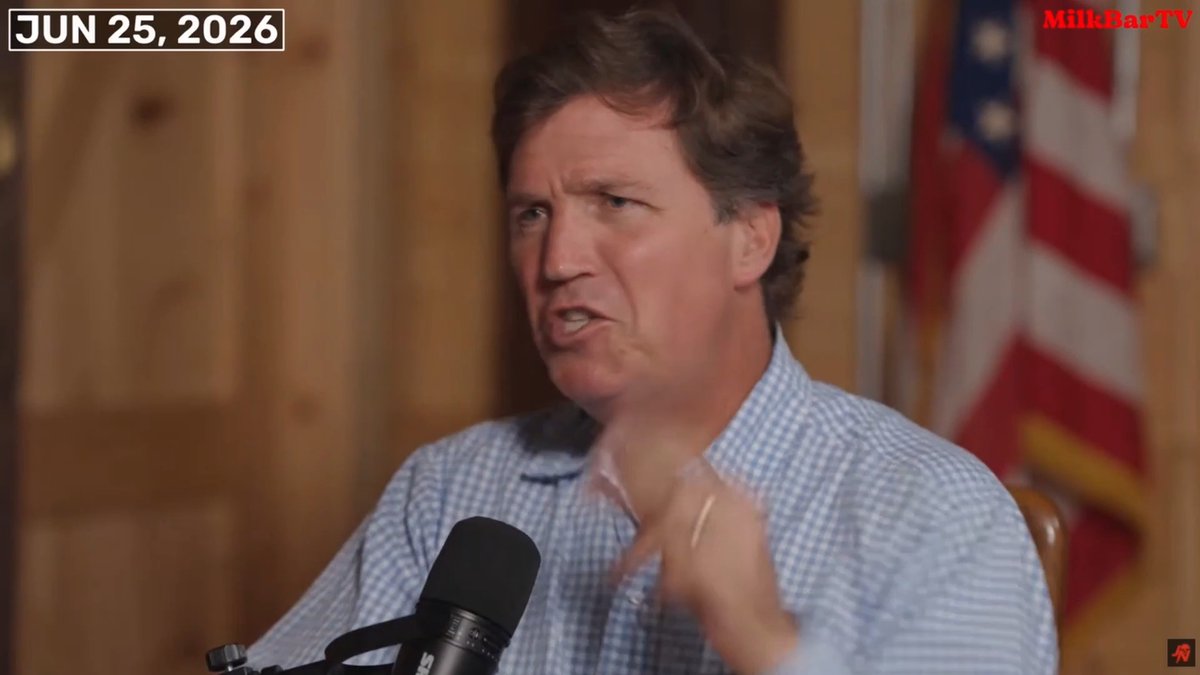 Tucker Carlson has gone GLOVES OFF ATTACKING Trump repeatedly in a new interview: "Trump is a slave to others. He's not running anything." Calling Trump "an old man," "weak," and says he is working on behalf of "supernatural power." Tucker further claims that "Trump is hostile to traditional Christianity," alleging that Trump is "mad at Christians for opposing abortion. He mentions it a lot - A LOT - in private." Tucker admits he has never pushed back on Trump over those comments despite "vehemently opposing abortion." Tucker Carlson is certainly doubling down on his break with Trump and the Republican Party. It's difficult to see him walking back these attacks.
