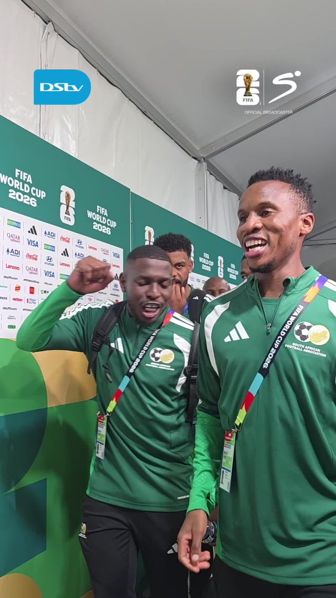 Bafana Bafana are still on a high after making history 🤩🇿🇦 #DStvFIFAWorldCup2026 | #EverythingCanWait