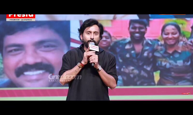 #RJBalaji: "Thank you so much #Arya for doing a cameo in #Karuppu♥️. Arya and his entire cycling team will appear in the chase sequence where #Suriya sir cuts the car🚗🔥. He will appear for 15-20Secs. When I informed Arya that we are removing the cameo, due to various reasons, he gracefully accepted it🫶. My apologies to his team"