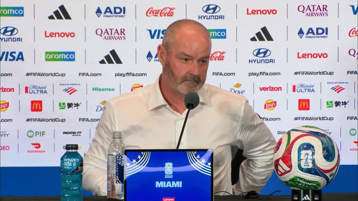 "I think we're probably going home." Scotland head coach Steve Clarke reacts to his side's loss against Brazil 🇧🇷