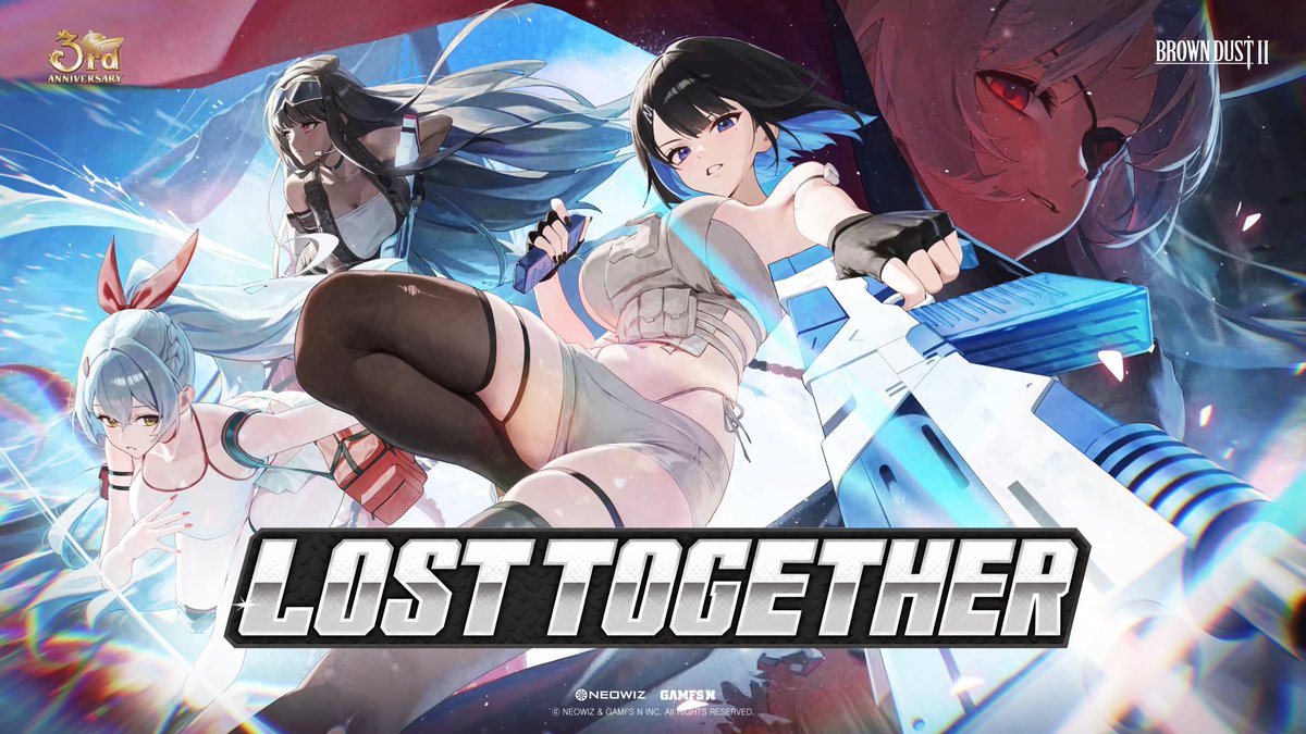 🎥BrownDust2｜3rd Anniversary OST: LOST TOGETHER To celebrate BrownDust2’s 3rd Anniversary, we’re releasing a refreshing new OST! Listen to it now~ 🎧✨ Producer :: Lee Jung Min Title :: Lost Together Artist :: CHOI UNYUL (UMYULL) #OST #BrownDust2