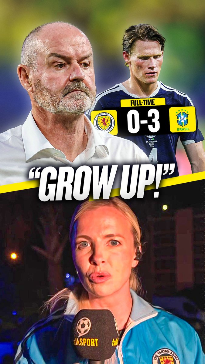 😡 "It's not good enough... grow up!" ❌ "I don't speak to people like that! Don't behave like that! @Shebahn takes aim at Steve Clarke for his post-Brazil comments as she reacts to Scotland facing an early World Cup exit! 😤 #FIFAWorldCup