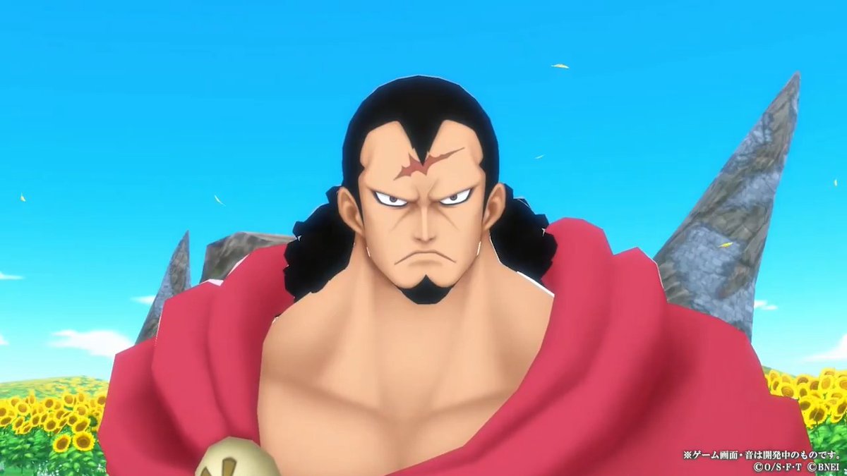 【新キャラ紹介】 ■伝説の剣闘士 キュロス 緑属性/ゲッター 得意属性からの攻撃を耐えることができるゲッター⚔️ 奪取時のカウンターに成功すると周囲を攻撃しながら体力を回復するぞ！ #バウンティラッシュ #ONEPIECE