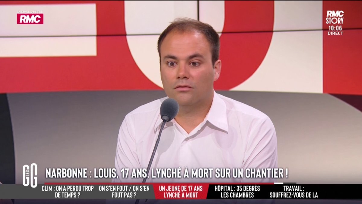 🚨 Narbonne : Louis, 17 ans, lynché à mort sur un chantier et filmé en train d'agoniser. 🗣️ Charles Consigny : "C'est la racaillisation de la jeunesse. Ça devrait être une cause nationale : qu'est-ce qu'on fait de cette p*tain de racaille ?" #GGRMC