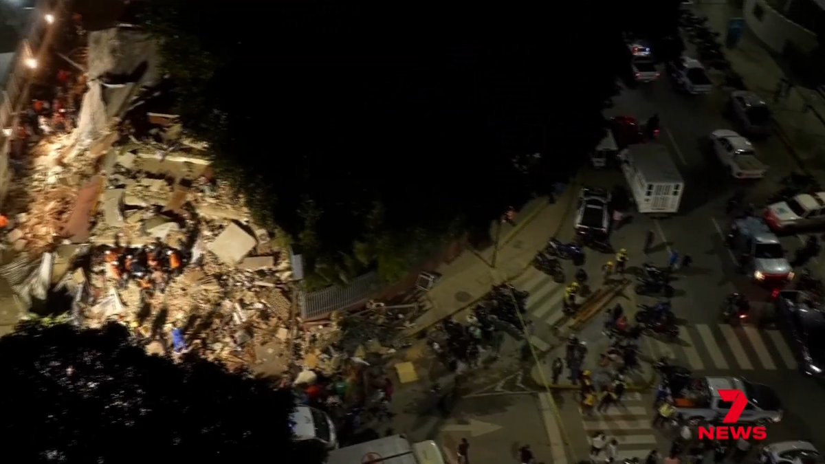 A humanitarian disaster is unfolding in Venezuela as we go to air tonight, with powerful back-to-back earthquakes shattering the South American country. The official death toll stands at 32 but anywhere between 10 and 100 thousand people could be dead.