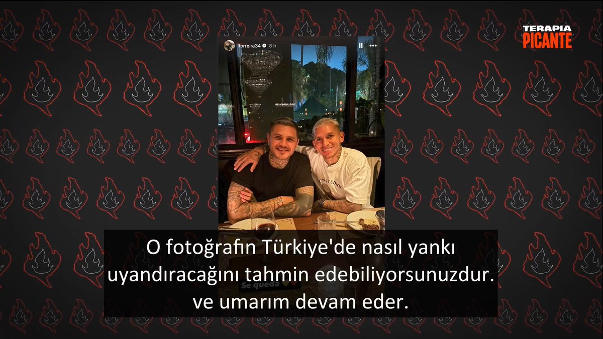 🚨 Lucas Torreira: "Hepimiz Icardi'nin bizimle kalmasını çok istiyoruz. Hatta ben 'kalıyor' yazıp paylaşım yaptım. O fotoğrafın Türkiye'de nasıl yankı uyandıracağını tahmin edebiliyorsunuzdur... Umarım bizimle kalmaya devam eder." (Terapia Picante)
